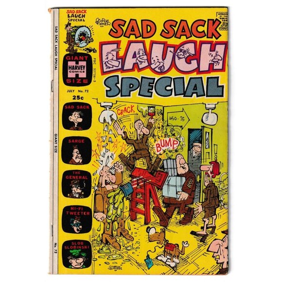 Giant Size Harvey Comics Sad Sack Laugh Special July #72 - Vintage Comic Book - Picture 1 of 10